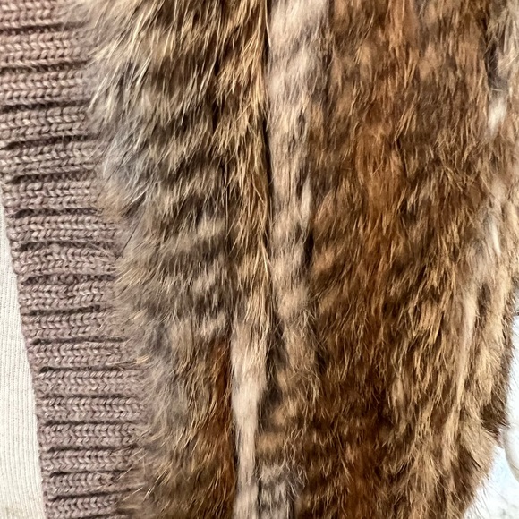 Joie Rabbit Fur Vest Size M - Picture 3 of 4